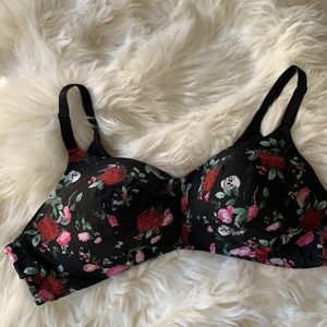 Torrid Curve Wire-Free Lightly Lined Everyday Skull and Flower Bra